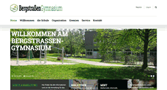 Desktop Screenshot of bergstrassengymnasium.de